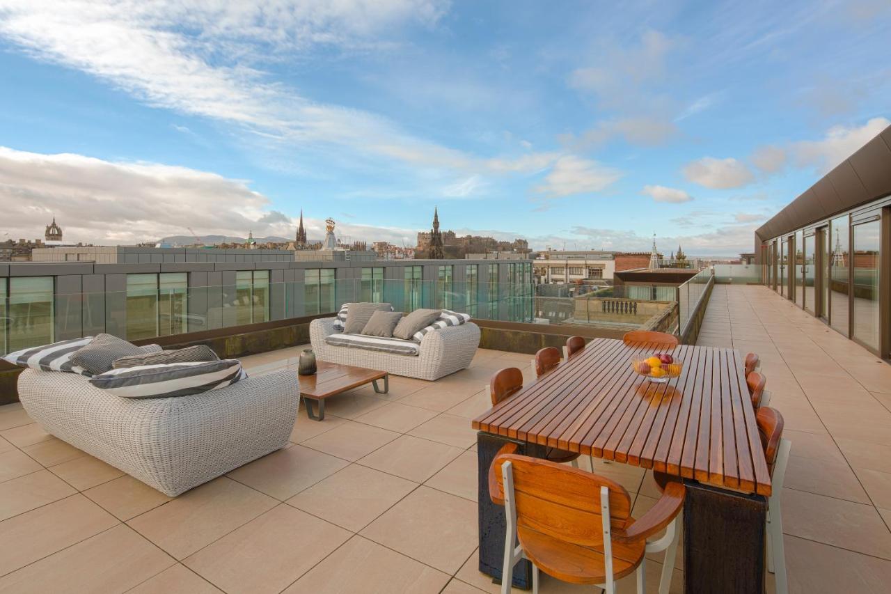 Cheval The Edinburgh Grand Aparthotel Kültér fotó Rooftop terrace